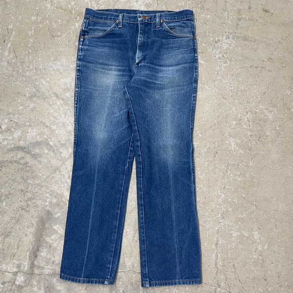 Wrangler Jeans 33x30 Blue Pants 936 Cowboy Western Faded Vintage Denim Fit 32x28 - Picture 1 of 16